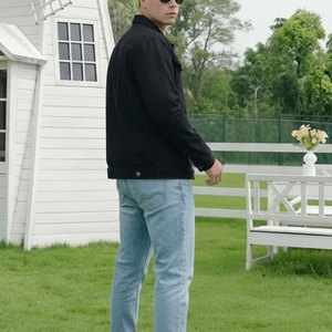 แจ็คเก็ตสไตล์วินเทจทรงทรัคเกอร์ ดีไซน์คลาสสิก ทนทาน ใช้งานได้นาน แจ็คเก็ตทรัคเกอร์ลำลอง - Product Image 3