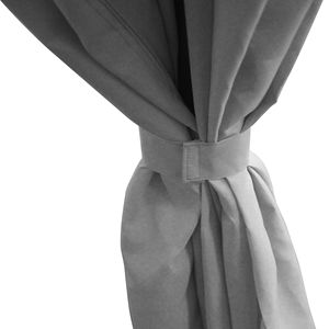 10 'x 13' baldacchino del Gazebo del Patio, doppio tetto ventilato, struttura in acciaio, pareti laterali della tenda, riparo all'aperto del parasole per il giardino, prato, B - Product Image 6