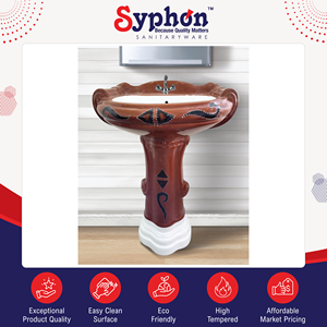 Profesionales en la Venta de Lavabos de Cerámica Redondos de Primera Calidad con Pedestal a Precio de Mercado con Descuento - Product Image 2