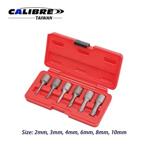 ชุดถอดสกรูหัวหกเหลี่ยมแบบกระแทก TAIWAN CALIBRE 6 ชิ้น ขนาด 3/8 นิ้ว, ชุดถอดสกรูหัวหกเหลี่ยมที่เสียหาย - Product Image 4