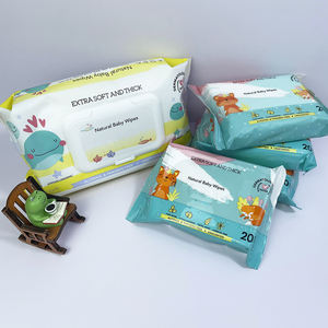 Grosir Katun Organik Label Pribadi Bayi Pabrik Tisu Basah Penyeka Bayi - Product Image 4