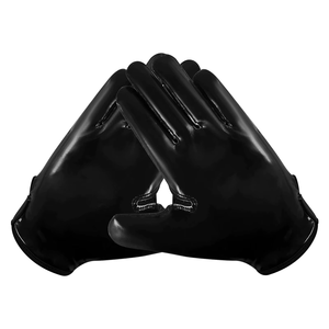 Custom Logo American Football Gloves Grip-Enhanced Receiver Gloves | Youth & Adult Sizes | OEM ODM Manufacturer Football Gloves - Product Image 4