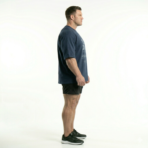 Camiseta Unisex de Talla Grande, Marca Privada OEM, 240 GSM, 100% Algodón, Impresión en Serigrafía, Transpirable, Estilo Urbano - Product Image 2