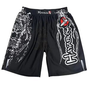 MMA Shorts pour hommes avec cordon de serrage à séchage rapide Shorts d'entraînement Sports Thai Kick Printed Boxing Gym Short Pants Sweat Pants - Product Image 1