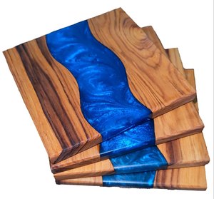 Best Quality Handmade Reusable Modern Wooden <b>Drink</b> <b>Coaster</b> Custom Size Mat for Home Office Gift Use Best Market Price - Product Image 6