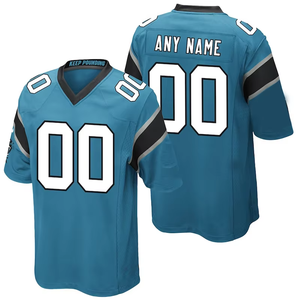 Camiseta de Fútbol Americano Personalizada Negra y Verde con Cuello en V, Manga Corta, Impresión Sublimada, Número 33 en la Parte Delantera, Transpirable y que Absorbe la Humedad - Product Image 6