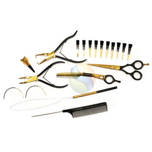 Professional Hair <b>Extension</b> <b>Micro</b> Ring Tool Kit – Premium Pliers, Loop & Pulling Needles with Hair Parting Comb - Product Image 1