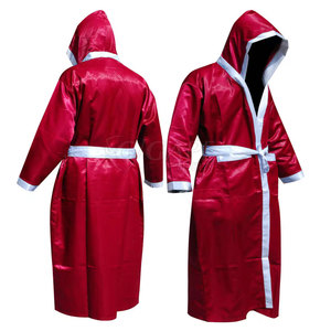Bata de Boxeo Profesional Personalizada con Logotipo, 100% Poliéster Transpirable, Ropa Deportiva, Fabricante Mayorista - Product Image 6