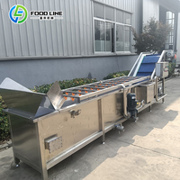 Hete Aanbieding Automatische Belletjeswasmachine voor Fruit, Groenten en Granen - Commerciële Fruit- en Groentewasmachine