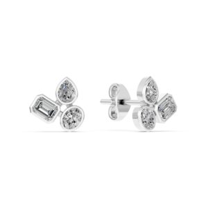 Pendientes de Oro Sólido de 14K, 9K, 10K y 18K con Diamante de Laboratorio de 0.98 Quilates, Certificado IGI, RJC, ODM, OEM, Fabricante de Joyería Fina Ética EA502448 - Product Image 4
