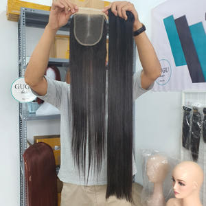 Extensiones de Cabello Humano Virgen de 8 a 40 Pulgadas, Lisas, Sin Procesar, Doblemente Tramadas a Máquina, Color Claro, Vietnam - Product Image 6
