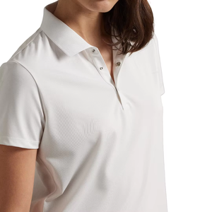 Polo Casual de Mujer de Alta Calidad, Mezcla de Algodón Premium, Blanco, Verano, Proveedor al por Mayor OEM ODM - Product Image 5