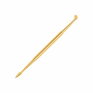 Pousse-cuticules en titane couleur or, acier inoxydable, très demandés, pour usage professionnel. - Product Image 2