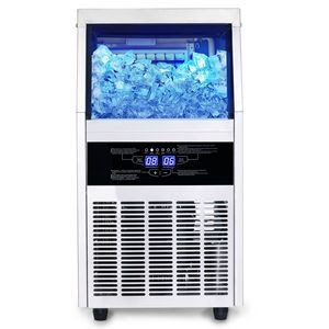 Macchina Professionale per Produzione Ghiaccio in Acciaio Inox 90/110LBS/24H con Funzione Autopulente - Product Image 2