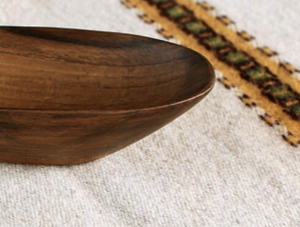 Natural Acacia Wood New Design 2026 Salad Bowl Top Quality Best Selling <b>Utensil</b> Salad Serving Bowl Handmade Home Decorative Item - Product Image 5