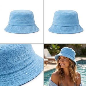 Sombrero de Pescador Personalizado con Logotipo de MALUZA INDUSTRIES, Unisex, de Poliéster y Terciopelo, Protección Solar para Exteriores, Verano, Playa, Viajes - Product Image 6