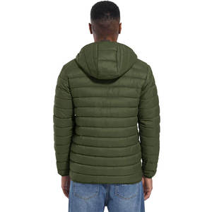 New Arrival Winter Men Puffer <b>Jacket</b> Stand-Up <b>Collar</b> Zipper Full Sleeves High Street Style Front Design OEM Custom Service - Product Image 3