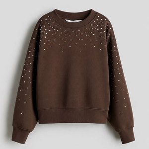 Sudadera Casual de Invierno para Hombre, Ligera y Transpirable, con Pedrería, Color Sólido, Ecológica, de Algodón/Felpa de Alta Calidad - Product Image 1