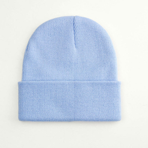 Custom Solid Pattern Glitter Print <b>Beanie</b> <b>Hat</b> Winter Knit Cashmere Unisex Adults Daily OEM - Product Image 4