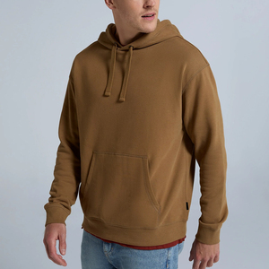 Sweat à capuche en molleton 100 % coton pour homme, coupe oversize, style streetwear, impression numérique, technique de teinture unie, hiver, livraison rapide - Product Image 5