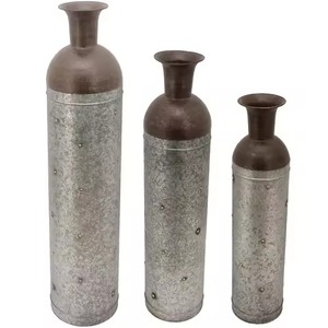 Premium Metal Flower <b>Vase</b> Stylish <b>Decorative</b> <b>Vase</b> For Flower Arrangement Dining Table - Product Image 2