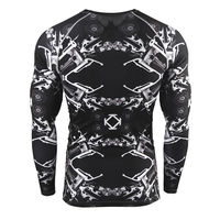 Nouveauté : Rashguard pour homme de haute qualité, Rashguard de compression pour homme, Rashguard professionnel MMA pour homme, en matière Spandex