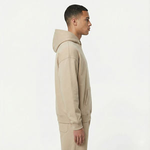 Sudaderas básicas de algodón mezclado para hombre, sudaderas con capucha de forro polar cálido para invierno, sudaderas con capucha para hombre al por mayor, diseño moderno, sudadera informal de estilo urbano. - Product Image 3