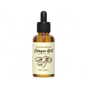 Sérum Huile Capillaire au Gingembre Anti-Chute, Nourrissant, Biologique, Naturel, Rafraîchissant, Végétalien, Soin du Cuir Chevelu, Marque Blanche - Product Image 1