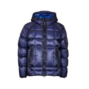 Men's Winter <b>Hooded</b> Puffer <b>Jacket</b> <b>Red</b> Black Color Blocking Thick Polyester Windproof Casual Zipper Closure Regular Length - Product Image 5