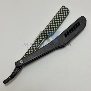 Durable Foldable <b>Womens</b> Barber <b>Razor</b> Black Stainless Steel Sliding Blade Changeable Handle Professional Shaving Tool for Salon - Product Image 5