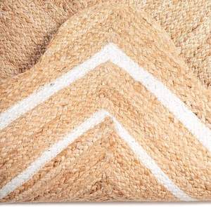 Alfombras y Tapetes de Yute Trenzado de Alta Calidad, Alfombra Rectangular de Yute Natural Tejida a Mano con Borde Festoneado a Precio Económico - Product Image 2