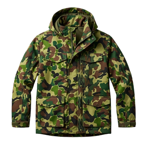 Men's Thermal Outdoor <b>Jacket</b> Custom <b>Camo</b> Windproof Waterproof Jungle Hunting Softshell <b>Jacket</b> - Product Image 1