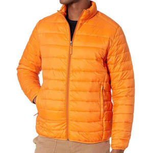Blouson matelassé pour homme, chaud et épais, hiver, fermeture éclair intégrale, col mandarin, décontracté, extérieur, logo frontal, imperméable, respirant - Product Image 1