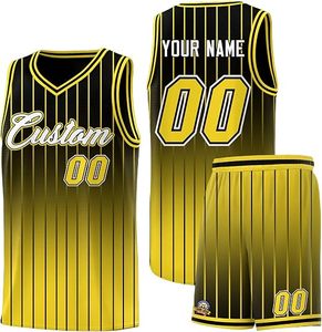 Basketball Jerseys 100% Polyester Breathable Printed Custom Team Names Numbers Mesh <b>Athletic</b> Sleeveless Shirts Team Uniforms Set - Product Image 1