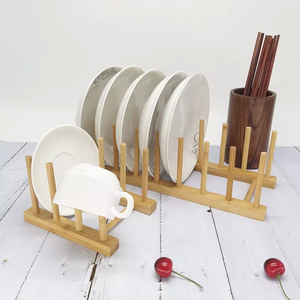 Égouttoir à vaisselle en bois pour cuisine - Product Image 1