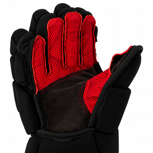 Guantes de Hockey sobre Hielo IBERIA Premium Negro Blanco Rojo |   Guantes de Hockey |   OEM Personalizado al por Mayor - Product Image 5