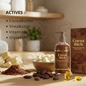 Loción Corporal Nutritiva Intensa Cocoa Rich, Manteca de Cacao, Vitamina E, Fragancia a Vainilla, Absorción Rápida, No Grasosa, 100 ml, para Piel Seca - Product Image 2