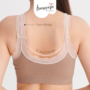 Bmama Sujetador deportivo inalámbrico sin costuras, sujetador de algodón elástico y transpirable para dormir, ropa deportiva cómoda, talla única S XL BR2601 - Product Image 2