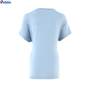 T-shirt polo pour femme avec logo personnalisé, respirant, 100% coton, chemises oversize pour femmes, boutons, manches courtes, chemises élégantes pour femmes - Product Image 2