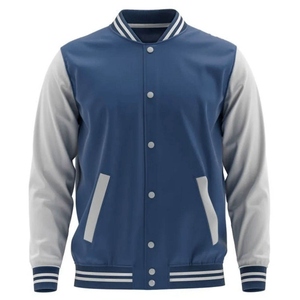 Unisex Black Varsity Jacket Hooded Breathable Wool/Viscose Sleeves Single <b>Button</b> Closure Casual Outerwear Regular Fit Autumn - Product Image 5