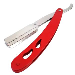 Rasoir droit professionnel en bois en acier inoxydable pour hommes femmes marque privée de qualité salon pour bikini rasage du visage vente en gros - Product Image 1