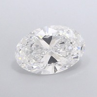 Diamant de laboratoire CVD ovale à taille brillant modifiée, couleur D, pureté VVS1, 3,01 carats |   Excellente qualité polonaise certifiée durable