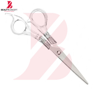 Tijeras de Peluquería Profesionales con Mango de Plástico Transparente, Diseño Moderno, para Estilistas Profesionales - Product Image 2