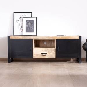 Mueble para TV Vandana Silver Aspect de metal y madera, 150 cm Andy - Product Image 2