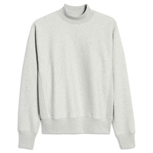 Sudaderas de Invierno Personalizadas para Mujer, Tejidas en Algodón y Felpa, Color Gris Jaspeado, Cuello Alto, Estampado Personalizado, Bajo con Ribete, Estilo Urbano - Product Image 6