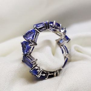 Natural Tanzanite <b>Ring</b> <b>Dainty</b> Handmade Gemstone Jewelry For Women December Birthstone Gift Everyday Wear Elegant <b>Ring</b> - Product Image 5