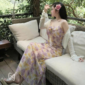 Vietnam Women 2 Piece Casual Set Sleeveless Collarless Knitting Eco Friendly Yarn Dyed - Product Image 6