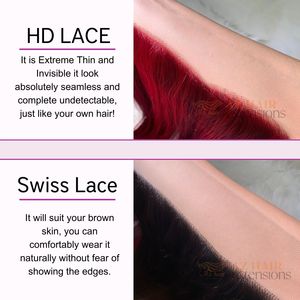 Vente en gros HD Frontal Lace Cheveux humains, Meilleure qualité de cheveux vietnamiens bruts Transparent Lace Front Perruques Extensions de cheveux humains - Product Image 5