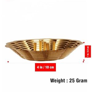 Brûleur d'encens traditionnel en laiton, fait main, style chinois, motif floral, usage religieux, toutes saisons - Product Image 2