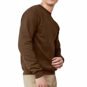 Outdoor Street Wear Basics Winter Casual Solid Eco-Friendly Breathable Cotton/Polyester O-Neck <b>Pullover</b> <b>Men</b> Regular Sweatshirt - Product Image 5